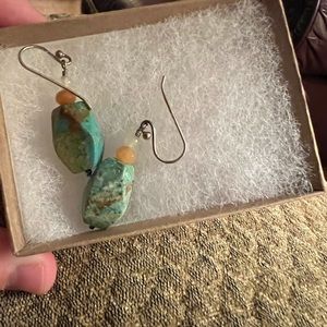 Semi-Precious Sterling Silver Earrings